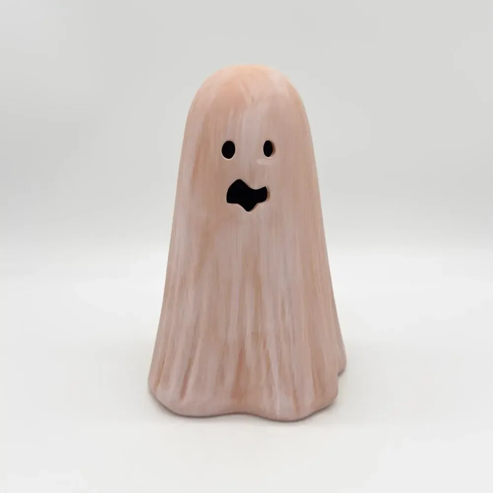 Target Hyde & Eek Pink Terracotta Ghost Halloween Decor NEW